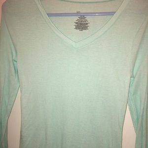 Cute simple blue long sleeve